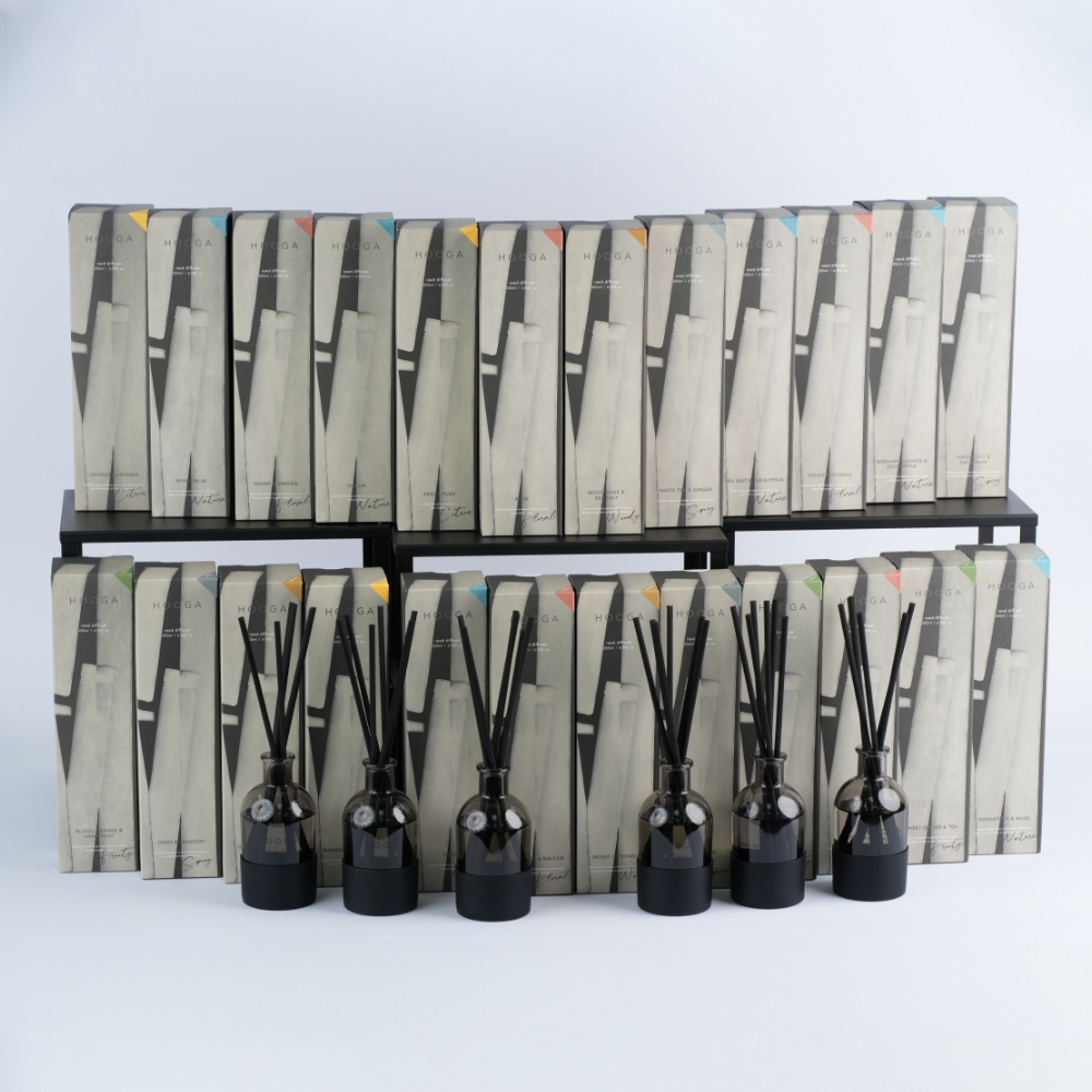 Black Reed Diffuser 200ml - HOOGA